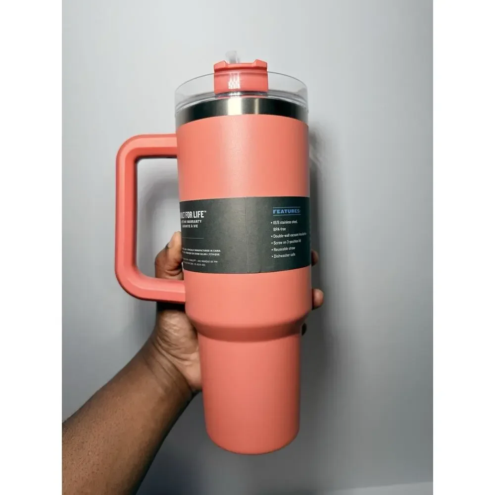 Stanley Limited Edition OG GRAPEFRUIT 40oz + 20oz Quencher Tumbler Set BNWT